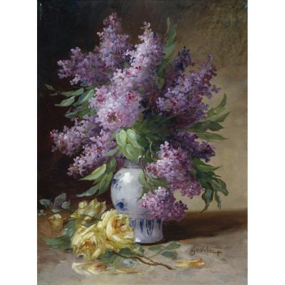 Alfred Godchaux – Lilac in a Vase